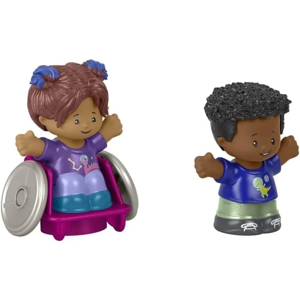 Fisher-Price Little People Figure Sets Friends w/ Space Dinosaur Shirts & Gamers
